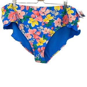 Size 3X Floral Bikini Bottom Plus size swim Time & Tru